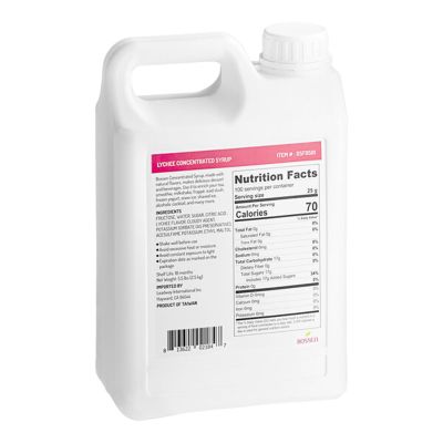 FixtureDisplays Lychee Concentrated Syrup 64 Fluid ounce WS-535SYPLYCHEE-NF