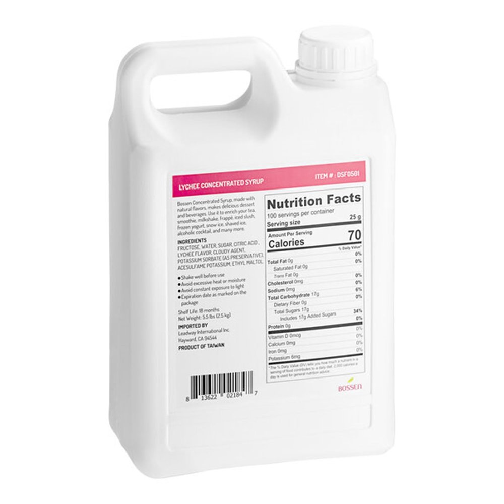 FixtureDisplays Lychee Concentrated Syrup 64 Fluid ounce WS-535SYPLYCHEE-NF