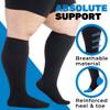 ABSOLUTE SUPPORT Durable Compression Socks 20-30mmHg for Improved Circulation and All-Day Varicose Veins Support view 4