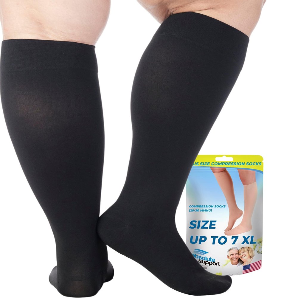 ABSOLUTE SUPPORT Varicose Veins Support Compression Socks: Swelling Relief and Better Blood Flow for All-Day Wear