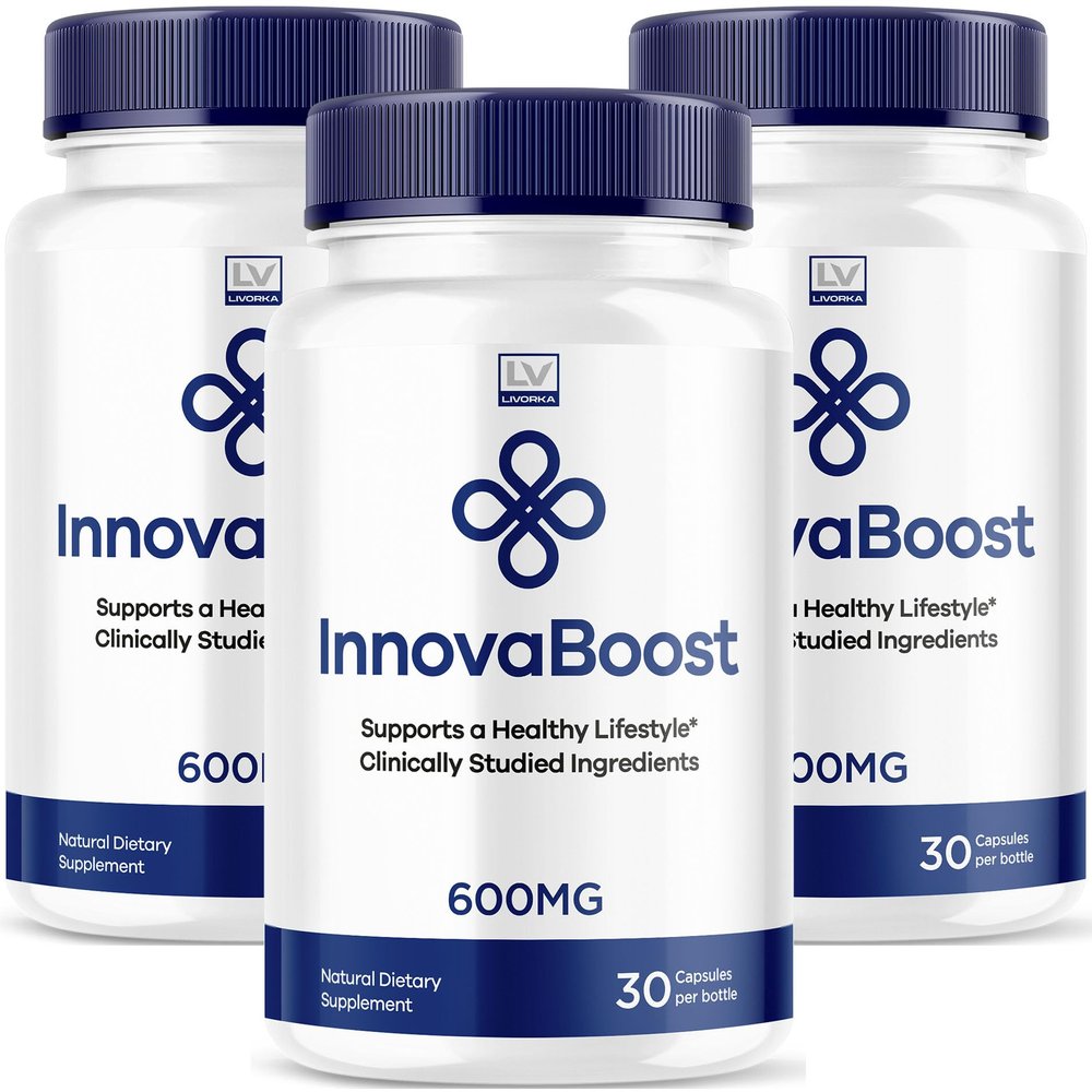 (3 Pack) InnovaBoost Pills, InnovaBoost, InnovaBoost Capsules, InnovaBoost Natural, InnovaBoost Advanced Formula 90 Capsules for 3 Months