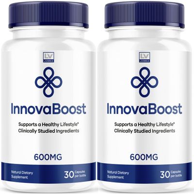 (2 Pack) InnovaBoost Pills, InnovaBoost, InnovaBoost Capsules, InnovaBoost Natural, InnovaBoost Advanced Formula 60 Capsules for 2 Months