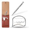 STICKON 2 in 1 Stainless Steel Gua Sha, Acupressure Pen, Physical Therapy Tools, Massage Scraper, IASTM Tools, Trigger Point Massage Tool Relief Pain Tools for Full Body(STICKON-60) view 1