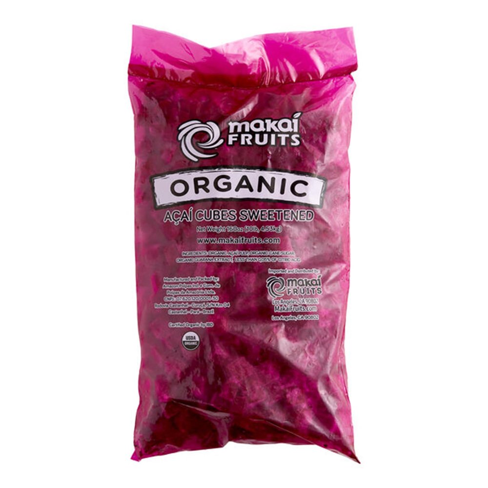 FixtureDisplays Organic Sweetened Acai Blender Cubes 20 lb. WS-877MAR006336-NF