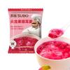 4 flavors Freeze dried Tremella soup,Dried White Fungus Mushroom,Tremella Fuciformis,instant healthy nutritious breakfast Congee,Chinese Dessert,Vegetable soup (Dragon fruit flavor,10 bag) view 1