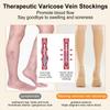 EVOPLECI Anti Embolism Compression Stockings for Women and Men Ted Hose Socks 15-20 mmhg Moderate Level With Inspect Toe Hole (SKIN, M) view 4