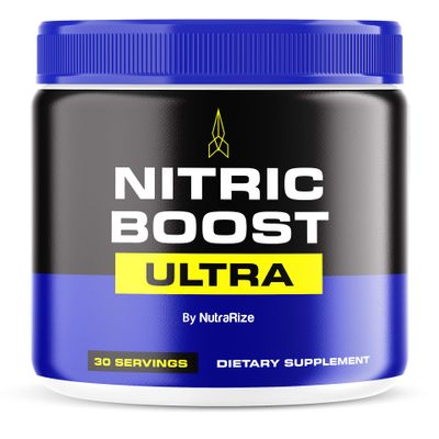 NutraRize Nitric Boost Ultra Premium Daily Powder Blend in a Jar, Crafted to Help Maintain Energy, Support Natural Circulation, and Keep You Going, Official Reviews (30 Servings)