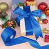 1-1/2 inch Blue Ribbon for Gift Wrapping, Satin Fabric Ribbon for Crafts, Christmas Tree, Valentines, Bows Bouquet, Floral, Hair Birthday Decoration 25 Yards view 4