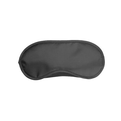 1PC Luxurious Silk Sleep Eye Mask for Men and Women - Soft Black Blindfold for Comfortable Sleeping, Naps, and Shift Work