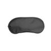 1PC Luxurious Silk Sleep Eye Mask for Men and Women - Soft Black Blindfold for Comfortable Sleeping, Naps, and Shift Work view 1