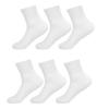 BLULILY 3 Pair Diabetic Quarter Socks for Women Mens No Binding Top Seamless Loose Wide Mouth Casual Cotton Short Ankle Socks view 1