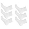 BLULILY 3 Pair Diabetic Quarter Socks for Women Mens No Binding Top Seamless Loose Wide Mouth Casual Cotton Short Ankle Socks view 3