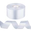 1-1/2 inch White Ribbon for Gift Wrapping, Satin Fabric Ribbon for Crafts, Christmas Tree, Valentines, Bows Bouquet, Floral, Hair Birthday Decoration 25 Yards view 1