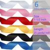 1-1/2 inch Black Ribbon for Gift Wrapping, Satin Fabric Ribbon for Crafts, Christmas Tree, Valentines, Bows Bouquet, Floral, Hair Birthday Decoration 25 Yards view 2