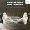 2-Pack Sync Stereo, Paussion Portable Mini Noise White Sleep Sound Machine for Adults Kids Baby 25 Soothing Songs, Auto Timer, Perfect for Travel, Home, Office Privacy view 2