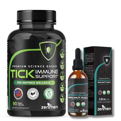 Zenmen Immune Support Bundle: Tick Immune Support and Green Black Walnut Tincture
