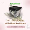 SimplyZen Tea Tree Oil Extra Strength Balm - With Manuka Honey and Peppermint - For Athlete's Foot, Ringworm Treatment, Rash Relief, Quick Action for Dry & Itchy Skin, Plant-Based Healing Balm view 2