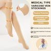EVOPLECI Anti Embolism Compression Stockings for Women and Men Ted Hose Socks 15-20 mmhg Moderate Level With Inspect Toe Hole (SKIN, S) view 3