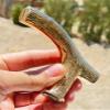Walking Stick Handle Brass Cane Tip for Men and Women Handmade Design Gift (Branch Shaped Handle) view 2