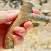 Walking Stick Handle Brass Cane Tip for Men and Women Handmade Design Gift (Branch Shaped Handle) view 3