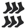 BLULILY 3 Pair Diabetic Quarter Socks for Women Mens No Binding Top Seamless Loose Wide Mouth Casual Cotton Short Ankle Socks view 1