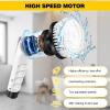 3-in-1 Cordless Spin Scrubber, Electric Spin Scrubber with 2 Speeds,Power Spin Scrubber with 3 Replaceable Brush Heads, Handheld Power Scrubber for Sink,Home,Bathroom, Kitchen,Floor view 2