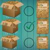 Mood Lab Crinkle Cut Paper Shred Filler - 1 LB Brown - Shredded Cut Paper for Basket Filling and Gift Box Kraft Wrapping Paper view 2