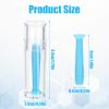 JIEYAO 6Pcs Contact Lens Remover Tool, Hard Contact Lens Plunger Silicone Eye Suction Cup Scleral Lenses Removal Tool for RGP (Blue) view 3