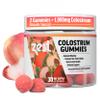 Zest Colostrum Supplement Gummy Chews for Adults - Ethically Sourced High IgG for Hair Health, Gut, Immunity, Bloating, Skin & Nails - Keto & Gluten Free - Peach Flavor (60 Gummies, 1,000mg Colostrum) view 1