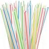 Disposable Bubble tea/Boba tea/Smoothies/Juice/Tapioca Pearls clear & striped plastic straws, Case of 2000 view 2