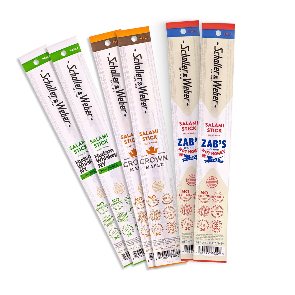 Schaller & Weber Salami Snack Sticks Variety Pack, 0.85 Oz (6pk)