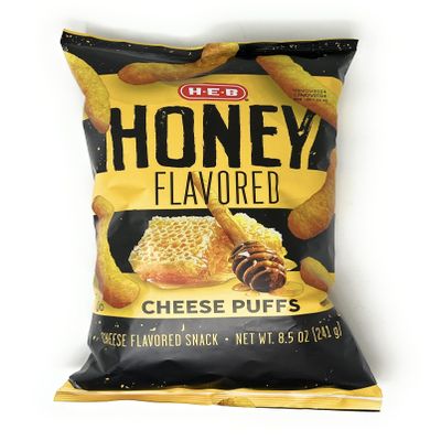 HEB Honey Flavored Cheese Puffs Chips 8.5oz - 1 bag