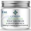 Genesis Wild Yam Root Cream, Organic Balancing Cream for Women, Deep Nourishment and Hydration, Made with Wild Yam Root, Chaste Tree Berry, and Red Clover, 2oz view 1