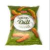 HEB Creamy Dill Pickle Flavored Cheese Puffs Chips 8.5oz - 1 bag view 1