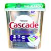 Cascade Platinum Dishwasher Pods, Lemon Scent, 62 Count view 1