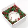 Mefleet 2 LB Crinkle Cut Paper Shred Filler Green & Red Crinkle Shredded Paper for Gift Box - Gift Basket Bag Filler - Grass Cushion Stuffing for Christmas Holiday Packaging Wrapping view 3