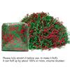 Mefleet 2 LB Crinkle Cut Paper Shred Filler Green & Red Crinkle Shredded Paper for Gift Box - Gift Basket Bag Filler - Grass Cushion Stuffing for Christmas Holiday Packaging Wrapping view 4