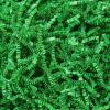 Mefleet 2 LB Crinkle Cut Paper Shred Filler Green Crinkle Shredded Paper for Gift Box - Gift Basket Bag Filler - Grass Cushion Stuffing for Christmas Holiday Packaging Wrapping view 1