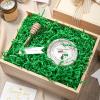 Mefleet 2 LB Crinkle Cut Paper Shred Filler Green Crinkle Shredded Paper for Gift Box - Gift Basket Bag Filler - Grass Cushion Stuffing for Christmas Holiday Packaging Wrapping view 4