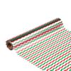 shareluck 100ft Christmas Cellophane Wrap Roll Red & Green Stripes Cellophane to Wrap Gift Basket,Bags, Treat, Wine, Party Decoration. (100ft Long x 16 Wide x 2.5Mil) view 1