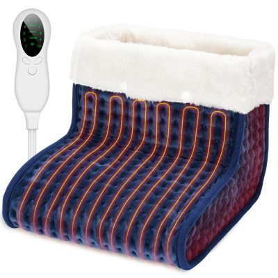 CYFIE Feet Warmers, Under Desk Foot Warmer for Women Men, Electric Heating Pad, 10 Level Heating 3 Level Timer with Auto Shut-Off, Winter Warmer for Home, Office, Indoor