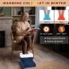 CYFIE Feet Warmers, Under Desk Foot Warmer for Women Men, Electric Heating Pad, 10 Level Heating 3 Level Timer with Auto Shut-Off, Winter Warmer for Home, Office, Indoor view 2