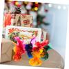 Tofficu 63sheets Cellophane Wraps for Crafts Candy Wrapping Paper Vibrant Colors Multi-use Cellophane for Arts and view 2