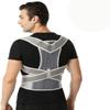 GEDRACKPMYN Posture Corrector for Women & Man, Scoliosis Back Brace for Waist, Back Shoulder Lumbar Adjustable Breathable Support for Neck, Back, Shoulder Pain Relief,L,Grey view 1
