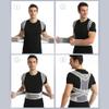 GEDRACKPMYN Posture Corrector for Women & Man, Scoliosis Back Brace for Waist, Back Shoulder Lumbar Adjustable Breathable Support for Neck, Back, Shoulder Pain Relief,L,Grey view 2