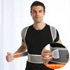 GEDRACKPMYN Posture Corrector for Women & Man, Scoliosis Back Brace for Waist, Back Shoulder Lumbar Adjustable Breathable Support for Neck, Back, Shoulder Pain Relief,L,Grey view 4