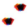 Tofficu 42sheets Cellophane Wraps for Crafting Candy Wrapping Fun Projects Vibrant Colors for Boys and Girls Activities and Creative