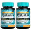 NewRhythm Probiotics 120 Billion CFU 36 Strains, 3-in-1 Probiotics for Digestive Health & Immune Support with Prebiotics & Enzymes, Probioticos for Women & Men, Vegan Targeted Release Supplement, 60ct view 1