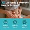 NewRhythm Probiotics 120 Billion CFU 36 Strains, 3-in-1 Probiotics for Digestive Health & Immune Support with Prebiotics & Enzymes, Probioticos for Women & Men, Vegan Targeted Release Supplement, 60ct view 4