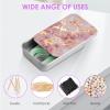 Gerkia 2Pack Travel Floss Picks Case, Refillable Portable Floss Pick Holder and Dispenser, Small Tin Box Containers. view 3